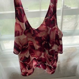 Floral dynamite dress top
